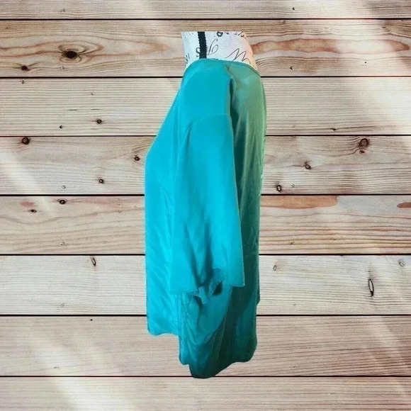 VINTAGE PLUS PERFERRED SIZE 24 W GREEN BLOUSE NWT - Picture 5 of 5